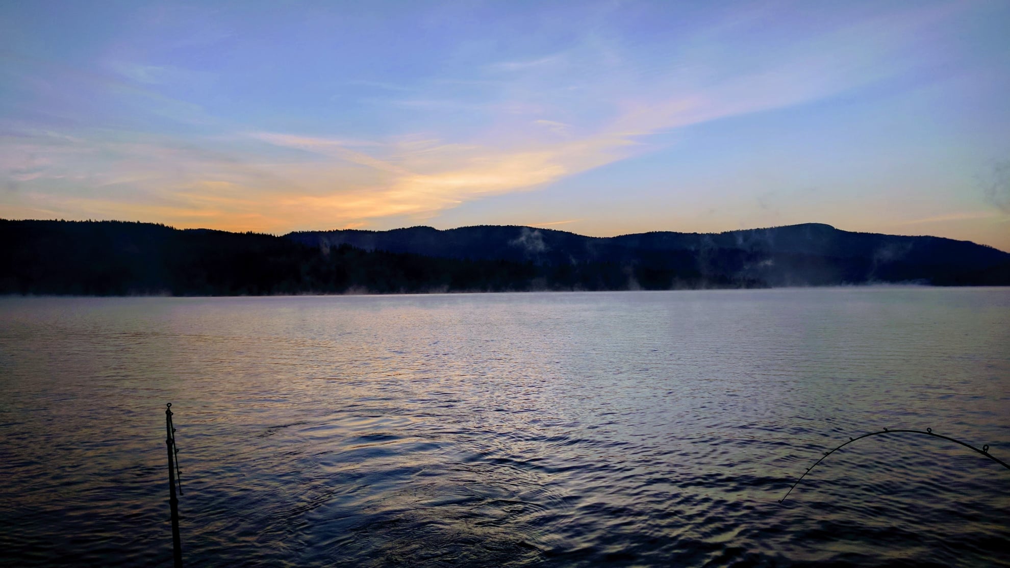 Shaver lake Fishing Sunrise