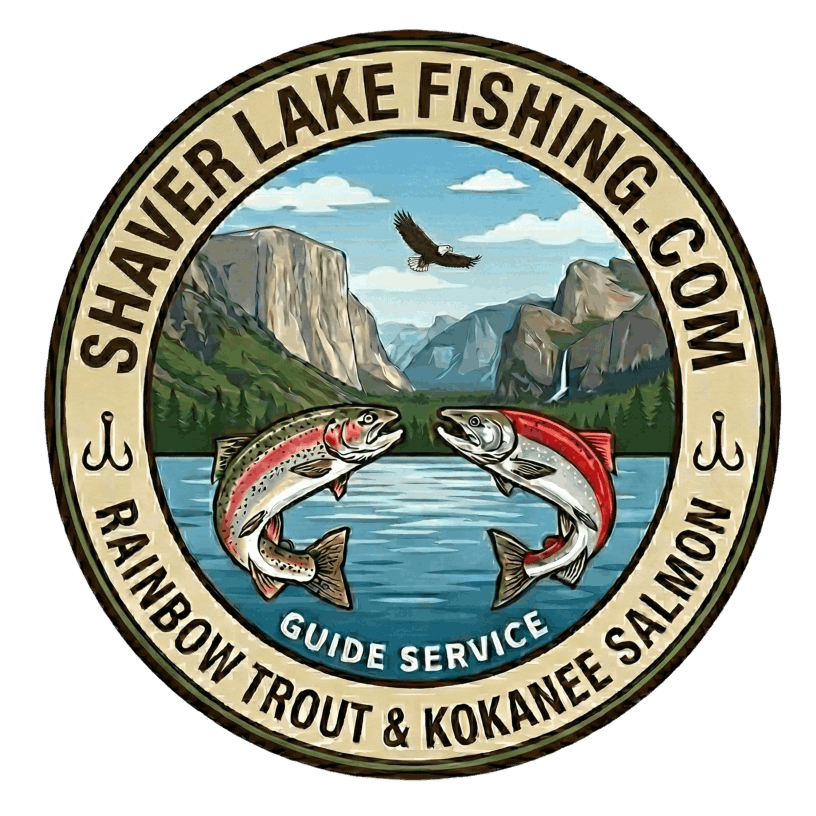 Shaver Lake Fishing Logo